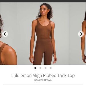 EUC lululemon athletica Women's align Ribbed Tank Top